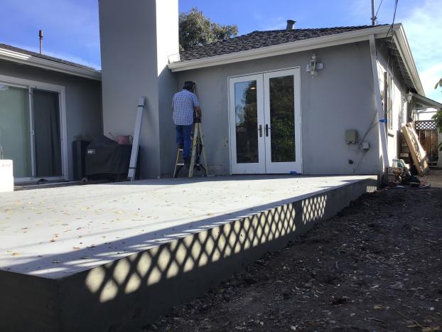 Concrete foundation